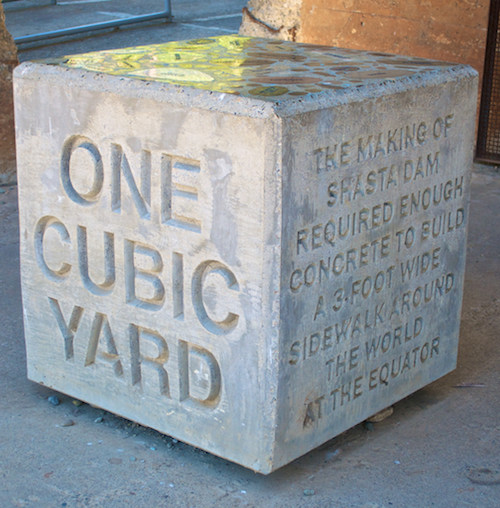 one cubic yard of cement