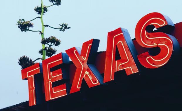 Red Texas Sign