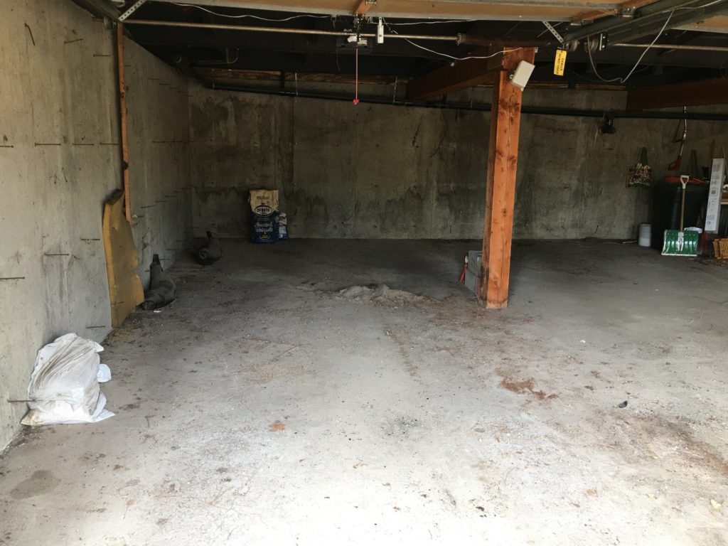 garage cleanout after removal-min